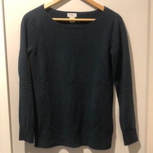 Club Monaco 100% cashmere sweater in green